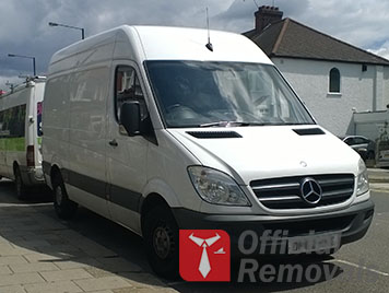 Small removal transit van